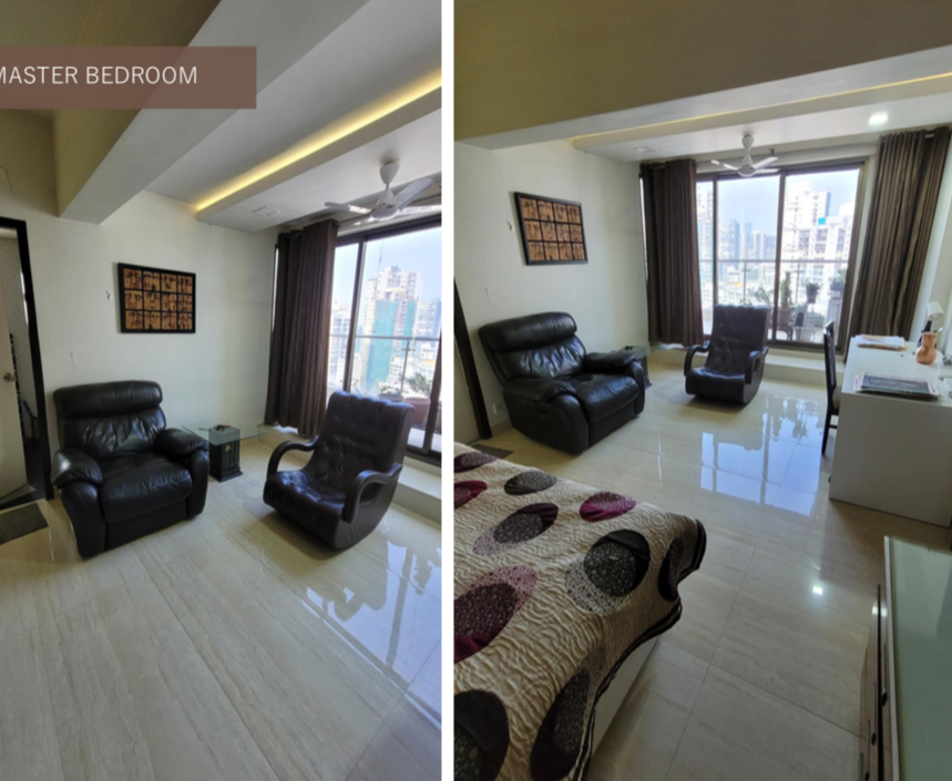 2½ BHK Semi Furnished in Woodside Apartment , Prabhadevi